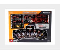 1:43 BURAGO Mclaren Set F1 7X F1 Mcl36 Mcl60 Mcl38 Norris Piastri BU38169-PACK7