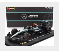 Bburago 1:43 Die-cast Mercedes-AMG W15 (2024) F1 with Hamilton Helmet