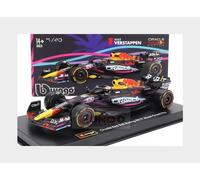 Bburago 38083-1-Miami Collectible Miniature Car, Blue/Red/Yellow