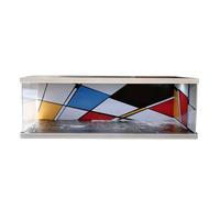 1:43 Diorama Garage Model, Tri-Color Lighting Parking Lot Scene Display