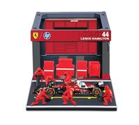 Burago 18-36865-16 Ferrari F1 SF-25 Diorama Garage Pit-Stop Team Scuderia