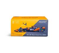 Bburago F1 Formula 1 MCLAREN MCL38 (2024) WITH HELMET - NORRIS - 1:43 Scale - Incredibly Detailed Die-Cast Replica Collectible Race Car Model