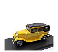1:43 Fit For Ford Hand-Run Classic Car Resin Diecast Model Vehicle Adult Collection Display Gift Vehicles Kit(Yellow)