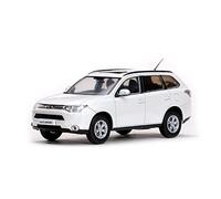 1:43 Fit For Mitsubishi Outlander Car White Alloy Diecast Model Vehicle Adult Collection Display Vehicles Kit
