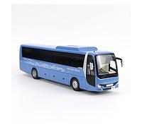 1:43 Fit For Static Tourist Bus Double Decker Alloy Diecast Model Car Collection Display Gift Vehicles Kit(Blue)