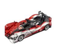 1 43 For Audi R15 TDI #9 Winner 24h 2010 Le Mans Winning Alloy Rally Car Model Static Collection Mini Replica Toys