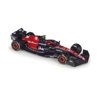1:43 For Bburago 2023 Alfa Romeo F1 Team Stake C43 Racing Car Alloy Car Model Suitable Collection Vehicles Kit