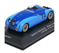 1 43 For Bugatti Type 57G 1937 Le Mans Champion Alloy Racing Car Model Static Ornament Adult Collection Mini Replica Toys