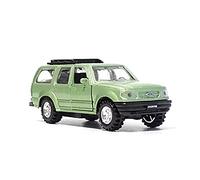 1 43 For Ford Explorer SUV Off-road Vehicle Metal Alloy Diecast Car Model As A New Year Gift Mini Replica Toys(green)
