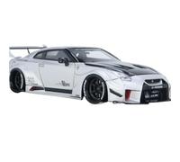 1:43 For LB-Silhouette WORKS-35GT-R- Silver Resin Car Model Toy Car Decoration Gift Hobby Simulation Vehicle Playset