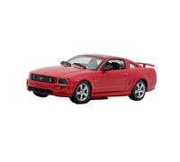 1 43 For Mustang GT 2005 Red Sedan Alloy Car Model Kit Toy Car Gift Hobby Collection Mini Replica Toys