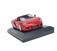 1:43 For Porsche CARRERA GT 2003 Red Convertible Alloy Car Model Toy Car Ornament Gift Hobby Collection Simulation Vehicle Playset