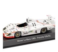 1 43 For Porsche Original 936 1981 Le Mans Champion Resin Car Model Collection Mini Replica Toys