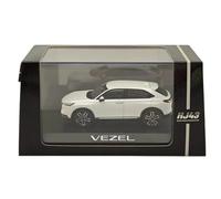 1/43 For VEZEL Platinum White Pearl HJ431002PW Diecast Model Car Collection Auto Toys Gift Simulation Vehicle Playset