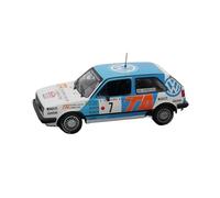 1:43 For Volkswagen Golf GTI WRC 1987 Simulation Alloy Car Model Collectible Souvenir Mini Replica Toys