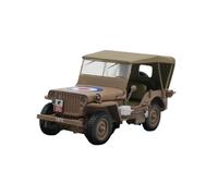 1 43 For Willys MB 1943 Italian Military Vehicle Alloy Car Model Kit Toy Car Gift Collection Mini Replica Toys
