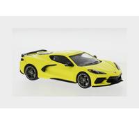 1:43 IXO Chevrolet Corvette C8 Stingray Coupe 2020 Yellow MOC315 Model