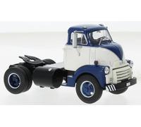 Ixo Compatible with GMC 950 COE Tractor 1954 White Blue Model Car 1:43 Models