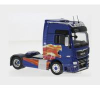 1:43 IXO Man Tgx Xxl Tractor Truck 2-Assi 2020 Blue TR235.22 Model