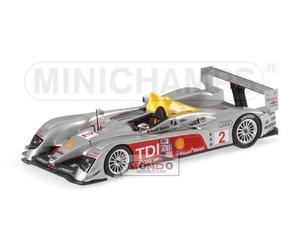 1:43 Minichamps Audi R10 Winner 12H Sebring 2006 Capello 400061602 Diecast Model
