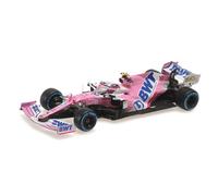 Minichamps 417201418 1:43 BWT Racing Point F1 Team Mercedes RP20-Lance Stroll-1st Pole Turkish GP 2020 Collectible Miniature Car, Multicoloured
