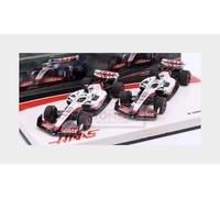 1:43 MINICHAMPS Haas F1 Set Vf-22 Bahrain Gp 2022 Magnussen Schumacher 447222047