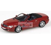 WOW EXTREMELY RARE Mercedes R230 SL500 2001 Red Met 1:43 Minichamps-Spark