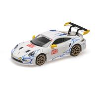 1:43 MINICHAMPS Porsche 911 (992) Gt3Rs White With Yellow Decor 2023 410062116 M