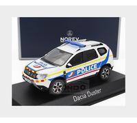 1:43 NOREV Dacia Duster Police Nationale 2021 White Blue Yellow NV509027 Model