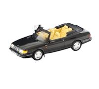 1:43 Norev For Saab 900 Turbo 16 Cabriolet 1992 Black Convertible Model Alloy