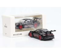 1:43 Norev Jet Car Porsche 911 992 GT3 RS 2022 Black-Red Diecast