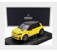 1:43 NOREV Renault R5 E-Tech Full Electric 2024 Pop Yellow Black NV510550 Model