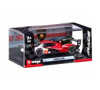 1:43 Porsche Penske 963 5 by Bburago in Red 18-38309 Model Car