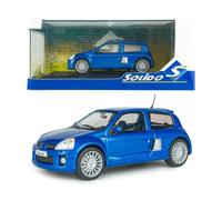 SOLIDO 1/43 DIECAST 2003 RENAULT CLIO V6 PH.2 BLEU ILIADE BLUE METALLIC S4318101