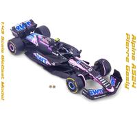 1:43 scale 2024 Alpine A524 #10 Pierre Gasly diecast model by Burago