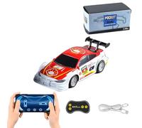 1:43 Scale High-Speed Alloy Mini RC Race Car with Dual-Mode Smartphone Connectivity, Alloy Car Model Desktop Toy, Portable Remote Controlled Toy Car for Adults