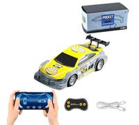 1:43 Scale High-Speed Alloy Mini RC Race Car with Dual-Mode Smartphone Connectivity, Alloy Car Model Desktop Toy, Portable Remote Controlled Toy Car for Adults