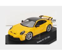 1:43 SCHUCO Porsche 911 992 Gt3 Coupe 2022 Yellow 450919200 Model