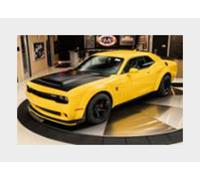 1:43 SOLIDO Dodge Challenger Coupe 2018 Yellow Black SL4310308 Model