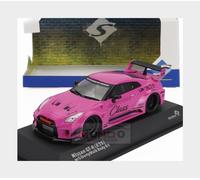1:43 SOLIDO Nissan Gt-R (R35) Liberty Walk Body Kit Coupe 2019 Pink SL4311210 Mo