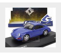 SOLIDO DIECAST 1/43 1993 PORSCHE 911 (964) 3.6 RS IN BLUE S4312901