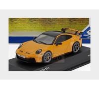 1:43 SOLIDO Porsche 911 992 Gt3 Coupe 2023 Yellow SL4312504 Model