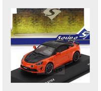 1:43 SOLIDO Renault Alpine A110 Radicale Coupe 2023 Orange Black SL4317202 Model