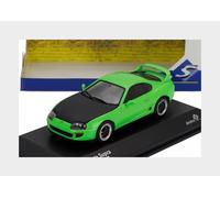 1:43 SOLIDO Toyota Supra Mkiv Coupe 2001 Green Black SL4314008 Model