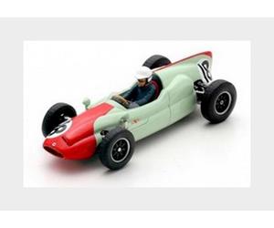 1:43 SPARK Cooper F1 T51 #18 4Th Monaco Gp 1960 T.Brooks Green Red S8047 Model