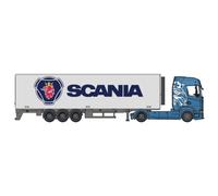 Bburago 1:43 STREET FIRE HAULERS WITH TRAILER - SCANIA S730