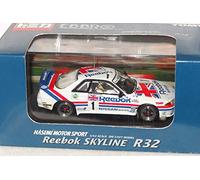 1/43 Tomica Evro HASEMI MOTOR SPORT Reebok SKYLINE R32#1 Reebok Nissan Nissan Skyline Tomica EBBRO Tomy Hasemi Collection