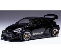 1/43 TOYOTA PANDEM GR YARIS BLACK MOC340