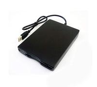 1.44 MB Floppy Disk 3.5" USB External Drive Portable Floppy Disk Drive Diskette FDD For Laptop Desktop PC - Black