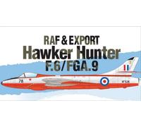 Hawker Hunter F.6 / FGA.9 RAF & Export Fighter 1:48 Plastic Model Kit Academy